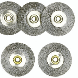 Drahtbürsten-Stahl D=22mm a 5 Stück