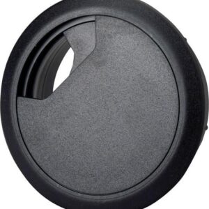 Kabeldurchführung ABS schwarz, 72x60x21 mm