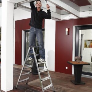 Alu-Doppelstufen-Leiter Dopplo