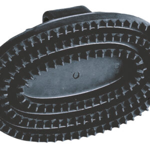 Gummistriegel oval, Hartgummi