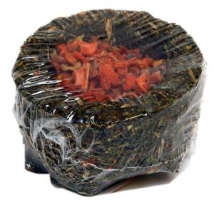 Luzernenapf mit Karottenchips für Nager