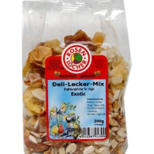 DeliLeckerMix Exotic mit  Papaya 200g für Großsittiche und Papageien