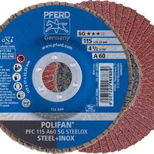 Fächerschleifscheibe konisch 115X22mm K 60 Rüggeberg