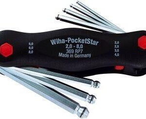 Winkelschr.Dr. Pock.St. L 7 teilig Kugelkopf Wiha