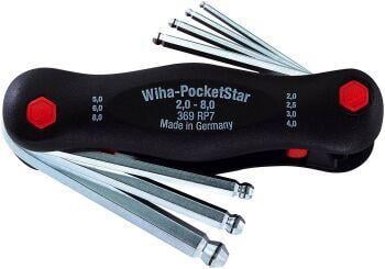 Winkelschr.Dr. Pock.St. L 7 teilig Kugelkopf Wiha