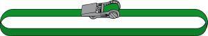 Ratschenzurrgurt 4m 0,5t, 25mm