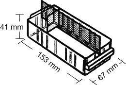 Trennwand Satz a 24 Stk. für Schublade Typ C