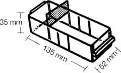 Ersatz-Schublade Typ A H35xB52xT135 mm