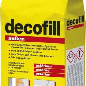 Decofill Spachtelmasse 1kg, außen decotric
