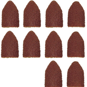 Ersatzschleifkappen, 9 mm, Korn 80 und K orn 150, je 5 Stück