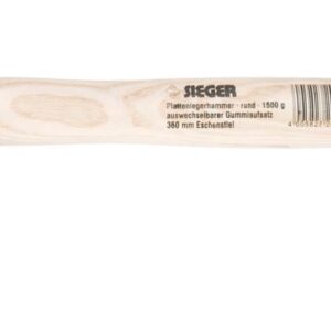 Plattenlegerhammer 1500g rund geschraubt