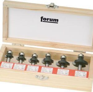 Abrundfräsersatz HW 6teilig Fortis