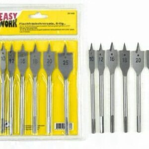 Easy Work Flachfräsbohrersatz 6teilig,