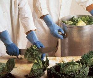 Handschuh Jersette 301 ,Gr. 9, blau