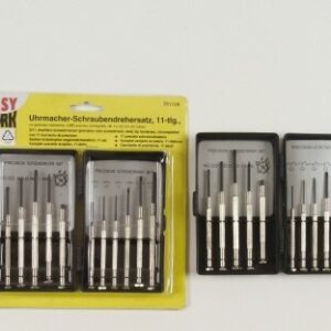 Easy Work Uhrmacher-Schraubendrehersatz, 11teilig, gehärtete Sta