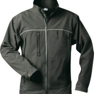 Jacke Alpha, Softshell, schwarz