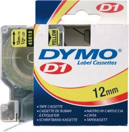 45018 Schriftbänder schwarz/gelb 12mmx7m Dymo 1 Stück