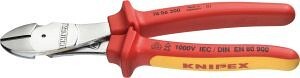 Knipex Kraft-Seitenschneider VDE 160mm verchromt