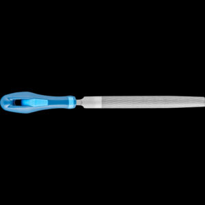 Werkstattfeile Halbrund, mit Heft