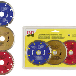 Diamanttrennscheibensatz 3-tlg., 115mm