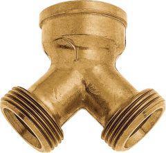 Y-Verteilerstück MS 1xIG G3/4", 2x Abzweigungen AG G3/4"