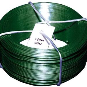 Drahtspinne PVC grün 1,4/0,9 mm x 50 m