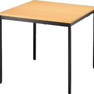 Tisch 800 x 800mm schwarz / Buche 1 Stück