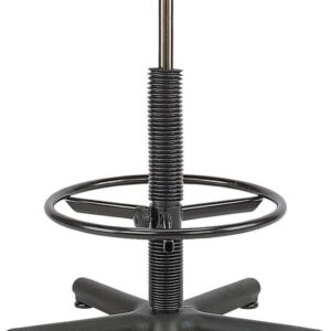 Hocker Goliat + Ring Kunstleder schwarz 1 Stück