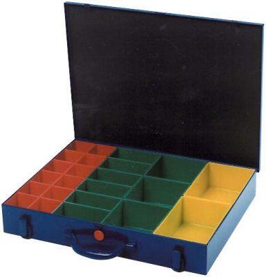 Sortimentskasten 440x330x66mm mit 23 Kunststoff-Einsätzen (H) 1