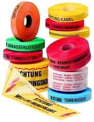 Trassen-Warnband 250m Achtung-Gasleitung