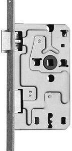 Einsteckschloss Innentüren 55/72BB20 rund silber Links