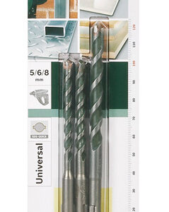 Mehrzweckbohrer-Set SDS-Quick, 3-teilig, 5 - 8 mm