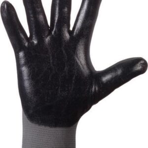 Feinstrickhandsch.Datong,Nitril,Gr.9,grau