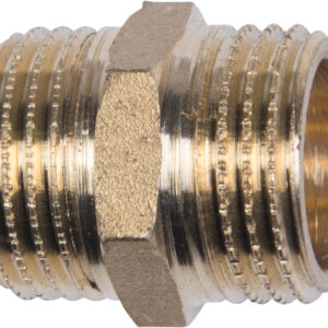 Messing Doppelnippel