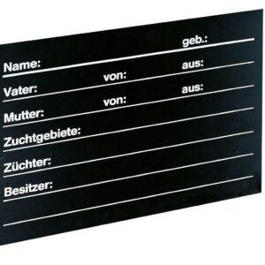 Pferdestalltafel 30x20 cm