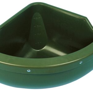 Futtertrog Eckmodell inklusive Beißkante, Kunststoff