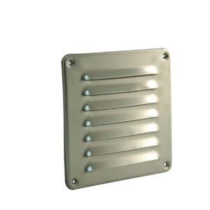 Lüftungsgitter aus Edelstahl eckig