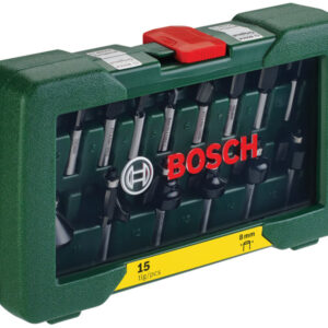 HM-Fräserset 8mm Schaft, 15tlg