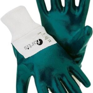 Nitrilhandschuh Mechanic blue mit Strickbund