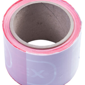 Absperrband 80mmx100m PE rot/weiß