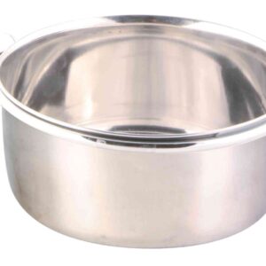 Napf mit Halter, Edelstahl