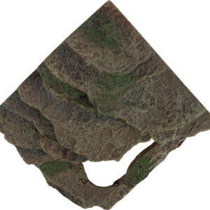 Eck-Fels mit Höhle und Plattform