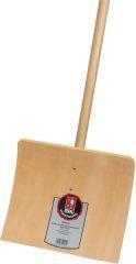 Kinder-Schneeschieber Holz mit Stiel