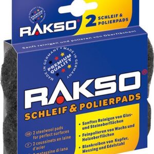 Stahlwolle-Schleifkissen fein 2er-Pack SB