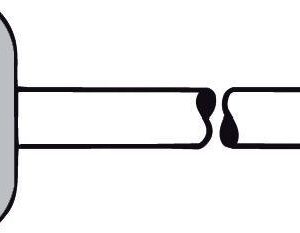 Blindniet Alu/Stahl Flachrundkopf 4x12mm GESIPA