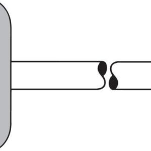 Mehrbereichs-Blindniet Alu/Stahl Großkopf 4x10mm GESIPA