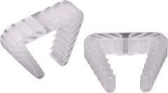 Fensterklammer gross transparent