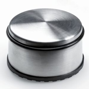 Türstopper, Ø 108/114 x 62 mm, Stahl, Edelstahl Optik