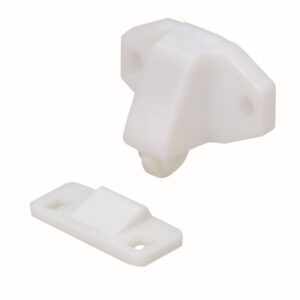 Möbelschnäpper "Rollfix", 35 x 19 x 27 mm, Kunststoff, weiß