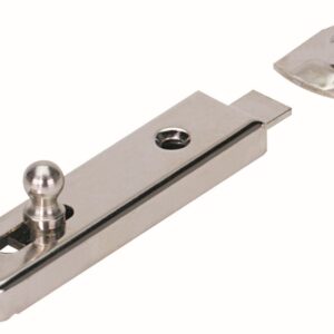 Möbelriegel gerade, 70 x 16 mm, Stahl, vernickelt